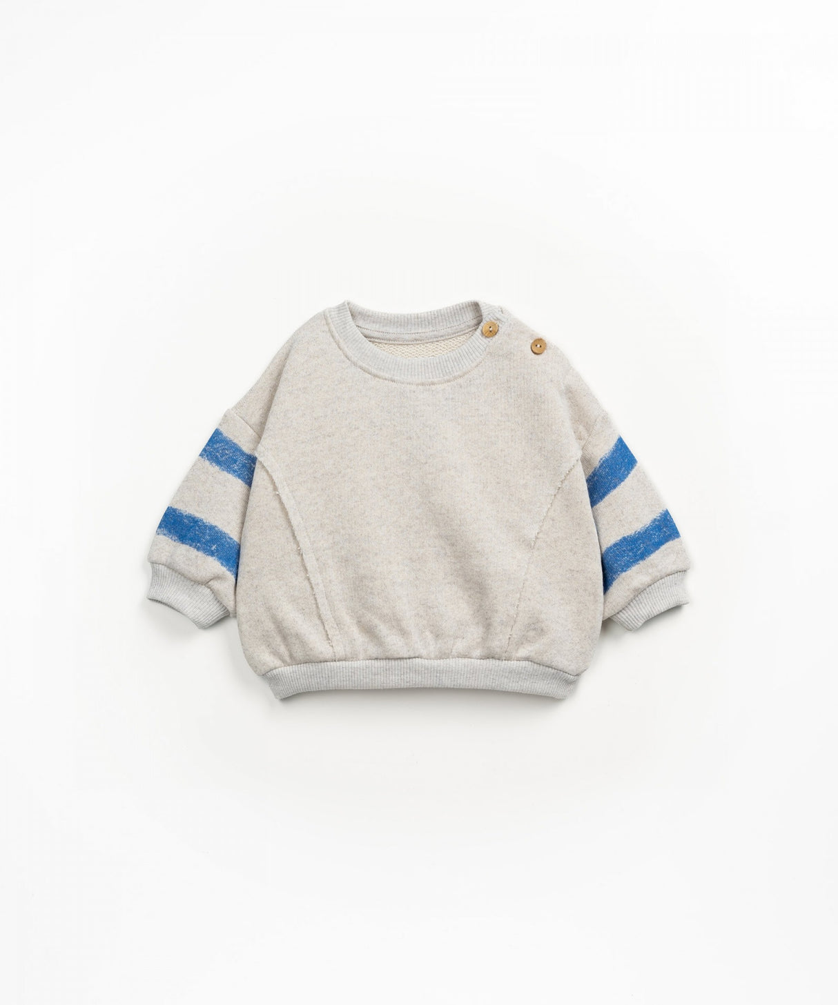 Fleece sweatshirt with shoulder opening by Play Up