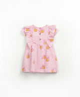 Printed Jersey Dress- Pink Oranges by Play up