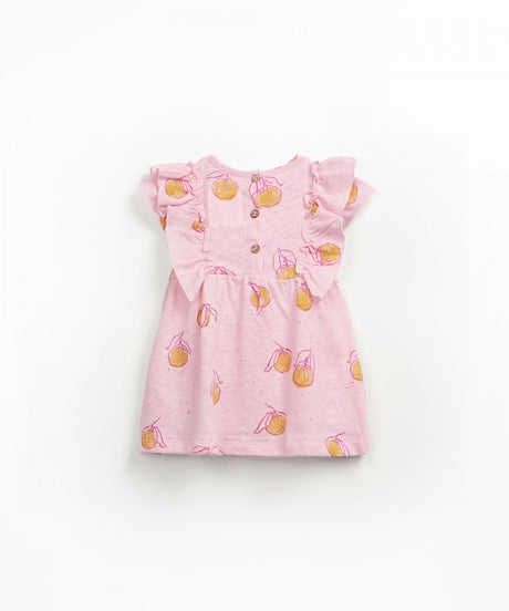 Printed Jersey Dress- Pink Oranges by Play up