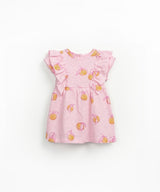 Printed Jersey Dress- Pink Oranges by Play up