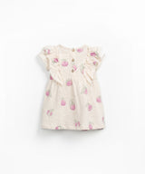 Printed Jersey Dress- Peaches by Play up