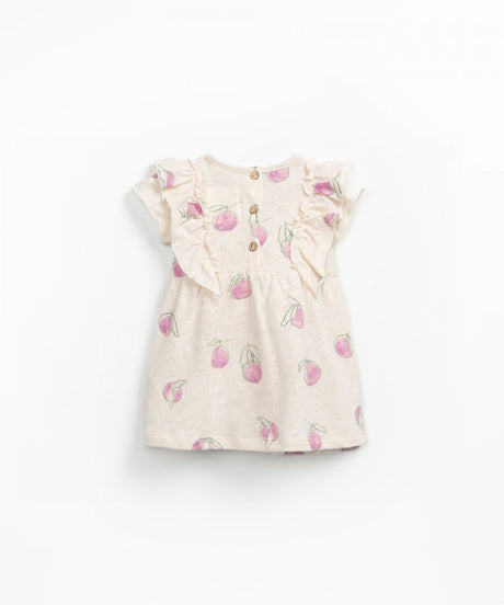 Printed Jersey Dress- Peaches by Play up