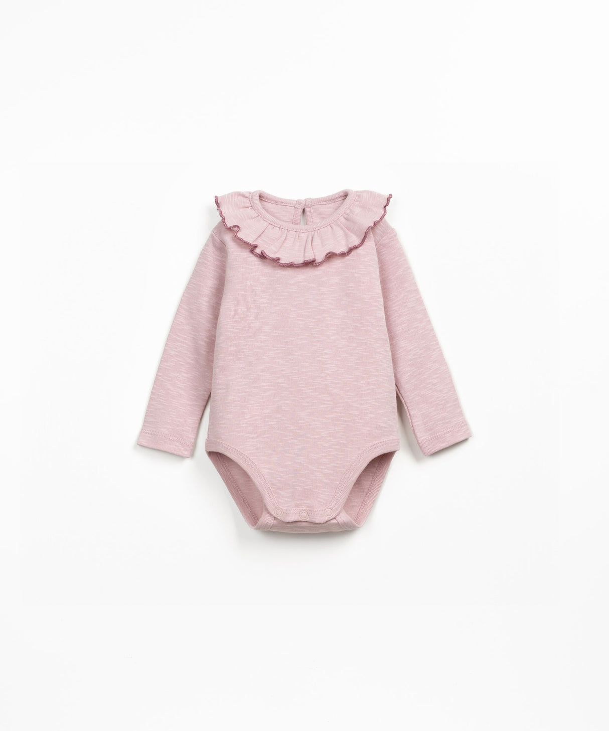 Rib Flame Bodysuit in Rose by Play Up