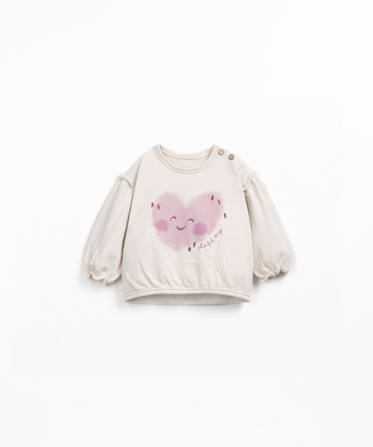 Jersey Long Sleeve Top- Heart by Play Up