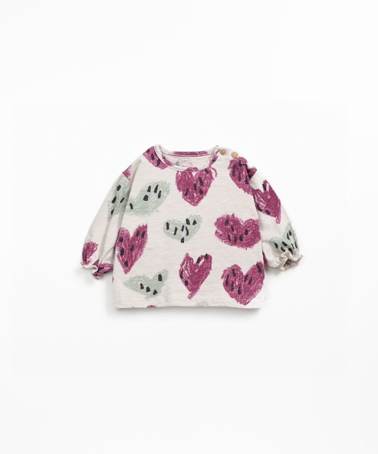 Printed Jersey Long Sleeve Top- Tones by Play Up