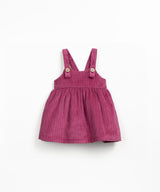 Corduroy Dress in Beetroot by Play Up