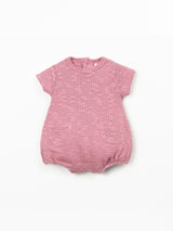 Embellished Pigue Jumpsuit- Dark Pink by Play Up