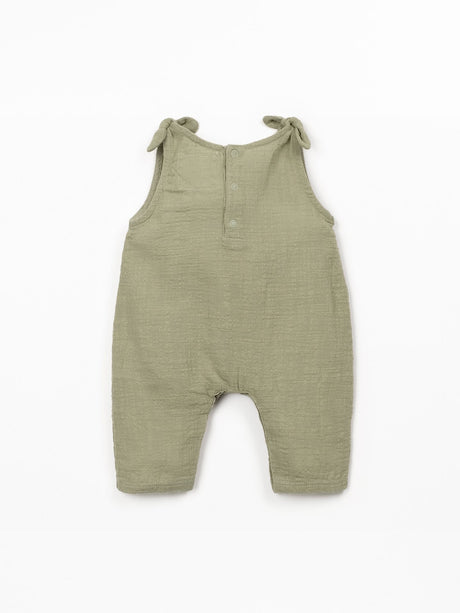 Woven Jumpsuit- Khaki Green by Play Up