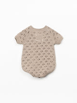 Knitted Jumpsuit- Cru by Play Up