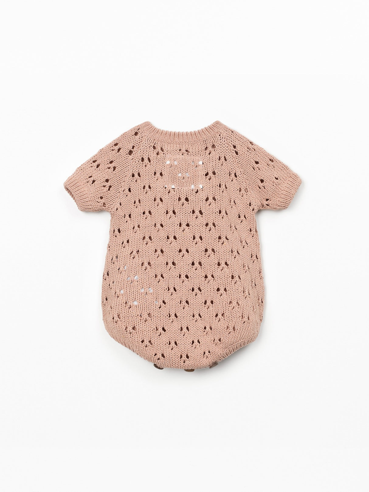 Knitted Jumpsuit- Salmon by Play Up