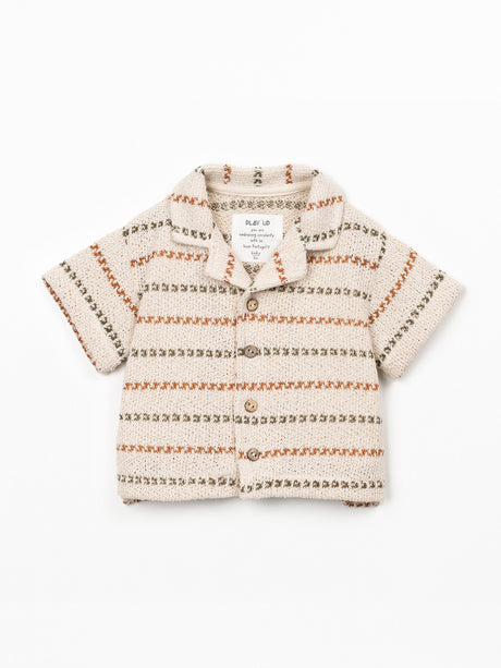 Striped Jersey Knit Shirt by Play Up