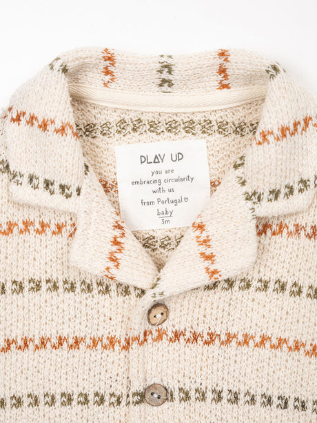 Striped Jersey Knit Shirt by Play Up