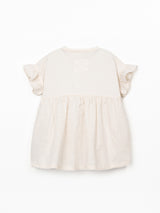 Mixed Dress- Ecru by Play Up