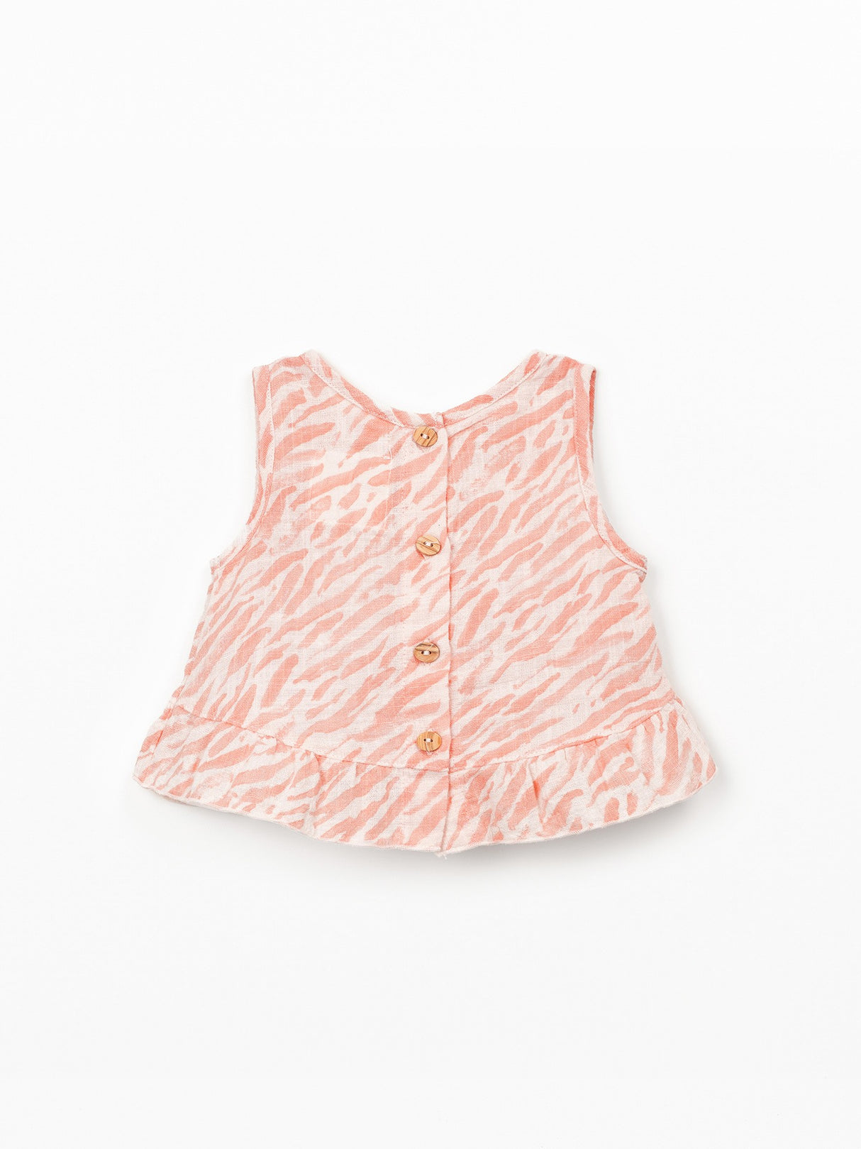 Woven Top- Salmon by Play Up