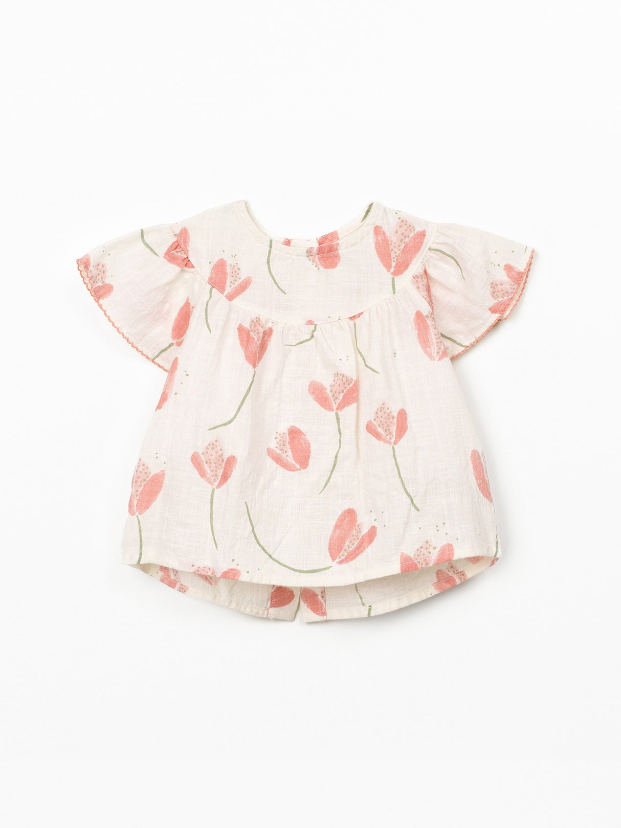 Printed Woven Tunic- Tulips by Play Up