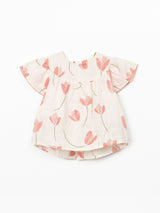 Printed Woven Tunic- Tulips by Play Up