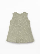 Pique Dress- Khaki Green by Play Up