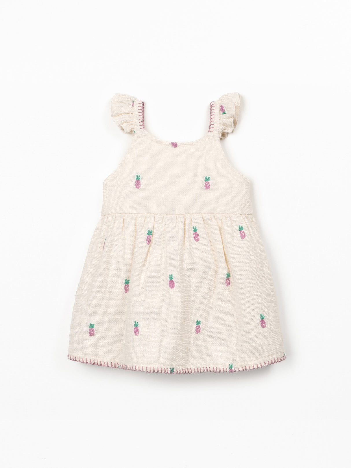 Woven Dress- Pineapples by Play Up