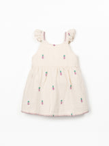 Woven Dress- Pineapples by Play Up