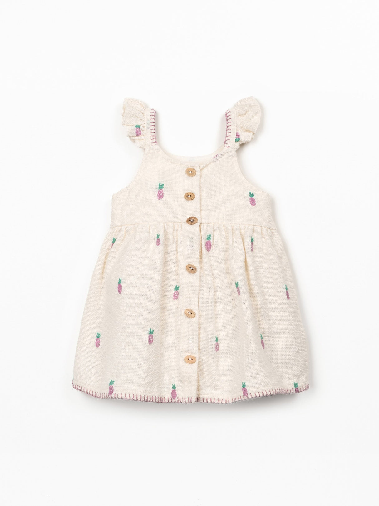 Woven Dress- Pineapples by Play Up