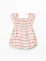 Woven Dress- Pastel Checkered by Play Up