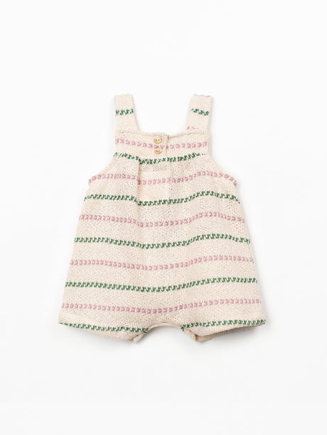 Striped Flame Jersey Jumpsuit by Play Up