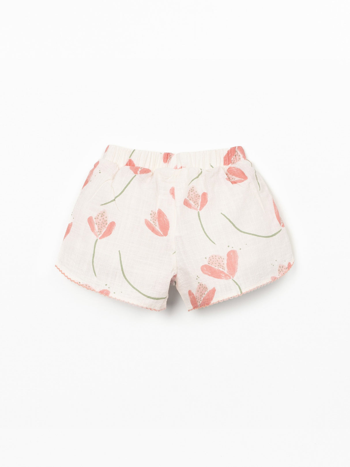Printed Woven Shorts- Tulips by Play Up