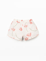Printed Woven Shorts- Tulips by Play Up