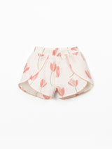 Printed Woven Shorts- Tulips by Play Up