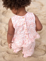 Woven Top- Salmon by Play Up