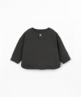 Rib Flame Long Sleeve Tee- Scissor by Play Up