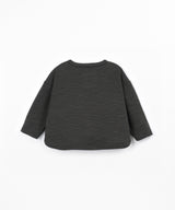 Rib Flame Long Sleeve Tee- Scissor by Play Up
