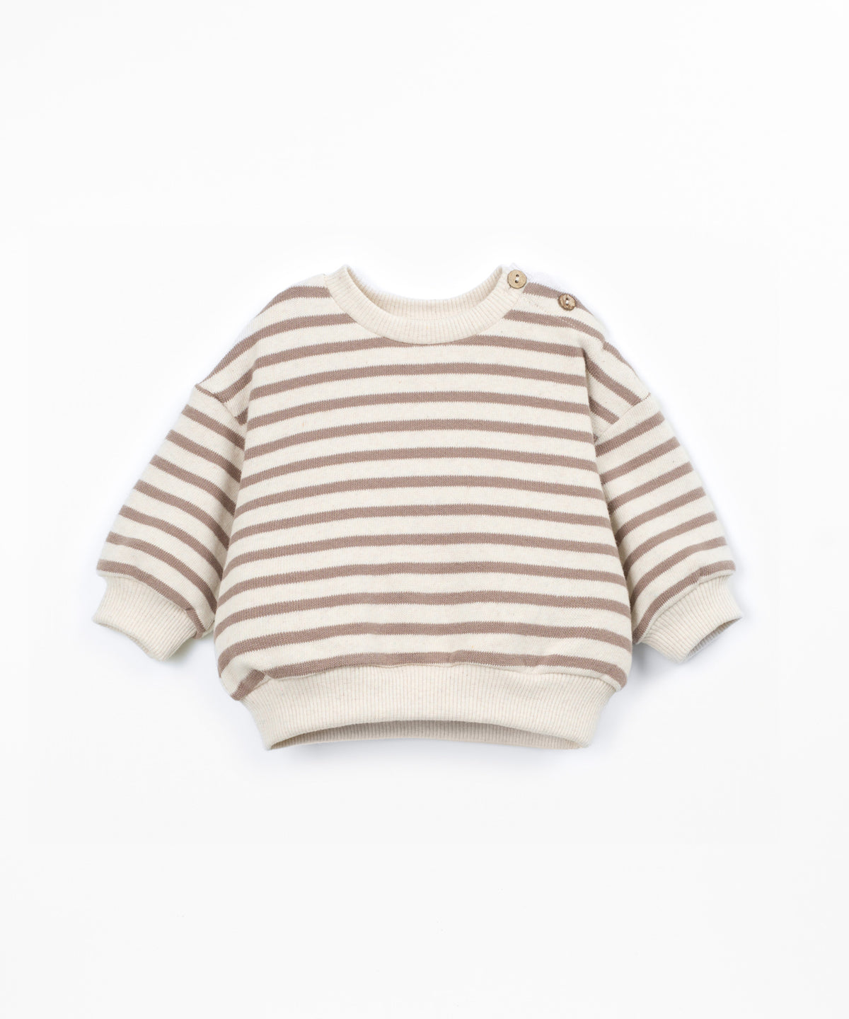 Striped Jersey Sweater- Drawing by Play Up