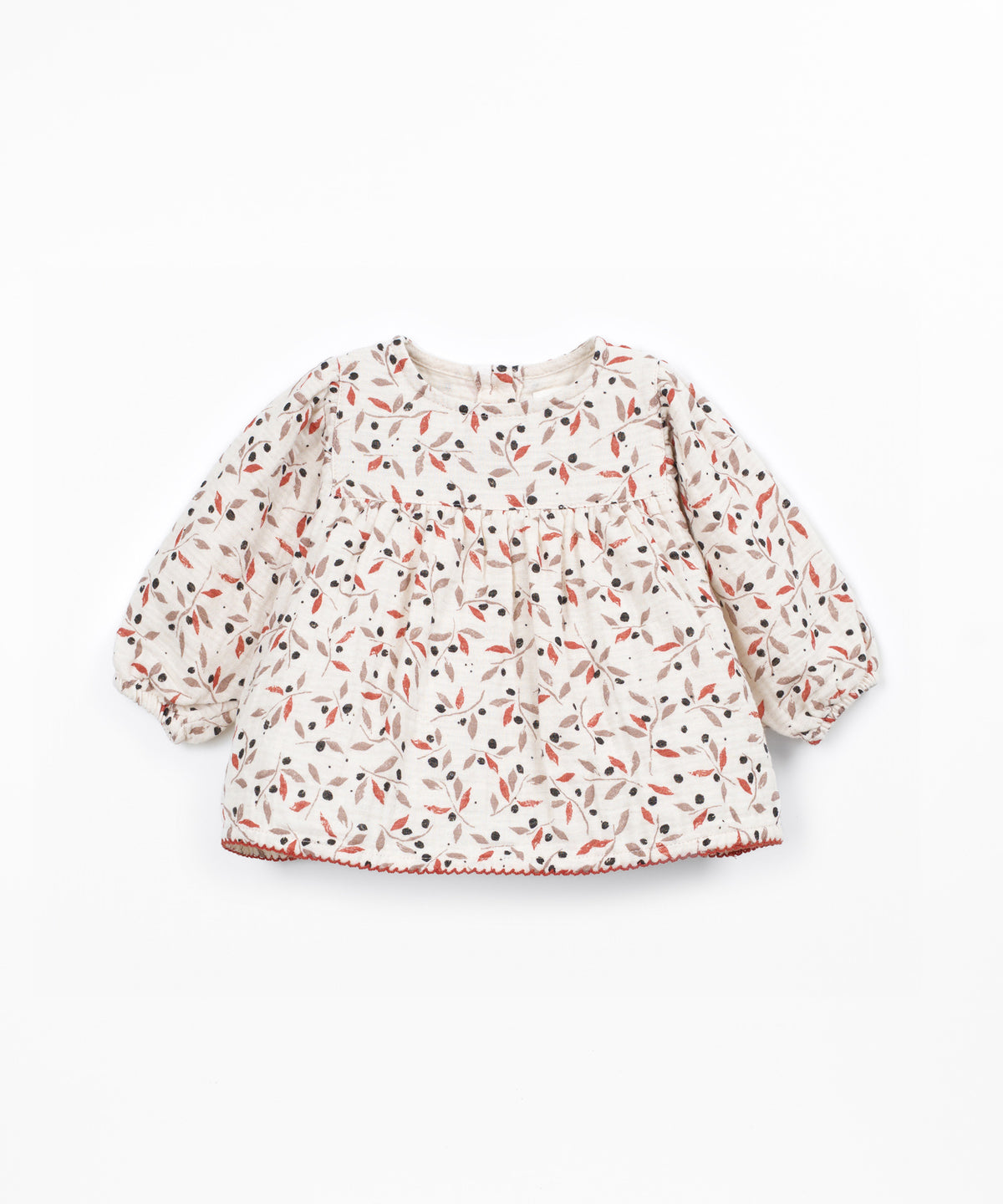 Printed Woven Shirt- Olive Branch by Play Up