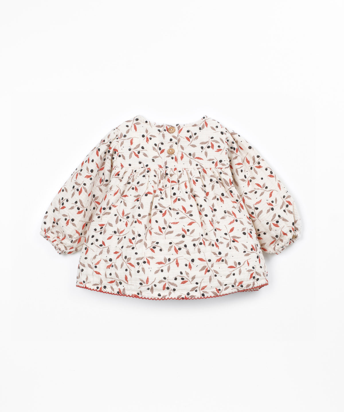 Printed Woven Shirt- Olive Branch by Play Up