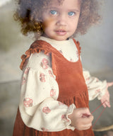 Printed Jersey Sweater- Ivory Ladybugs by Play Up