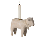 Candle holder, Lamb- Off white by Maileg