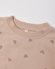 Relaxed Sweatshirt || Hearts by Quincy Mae