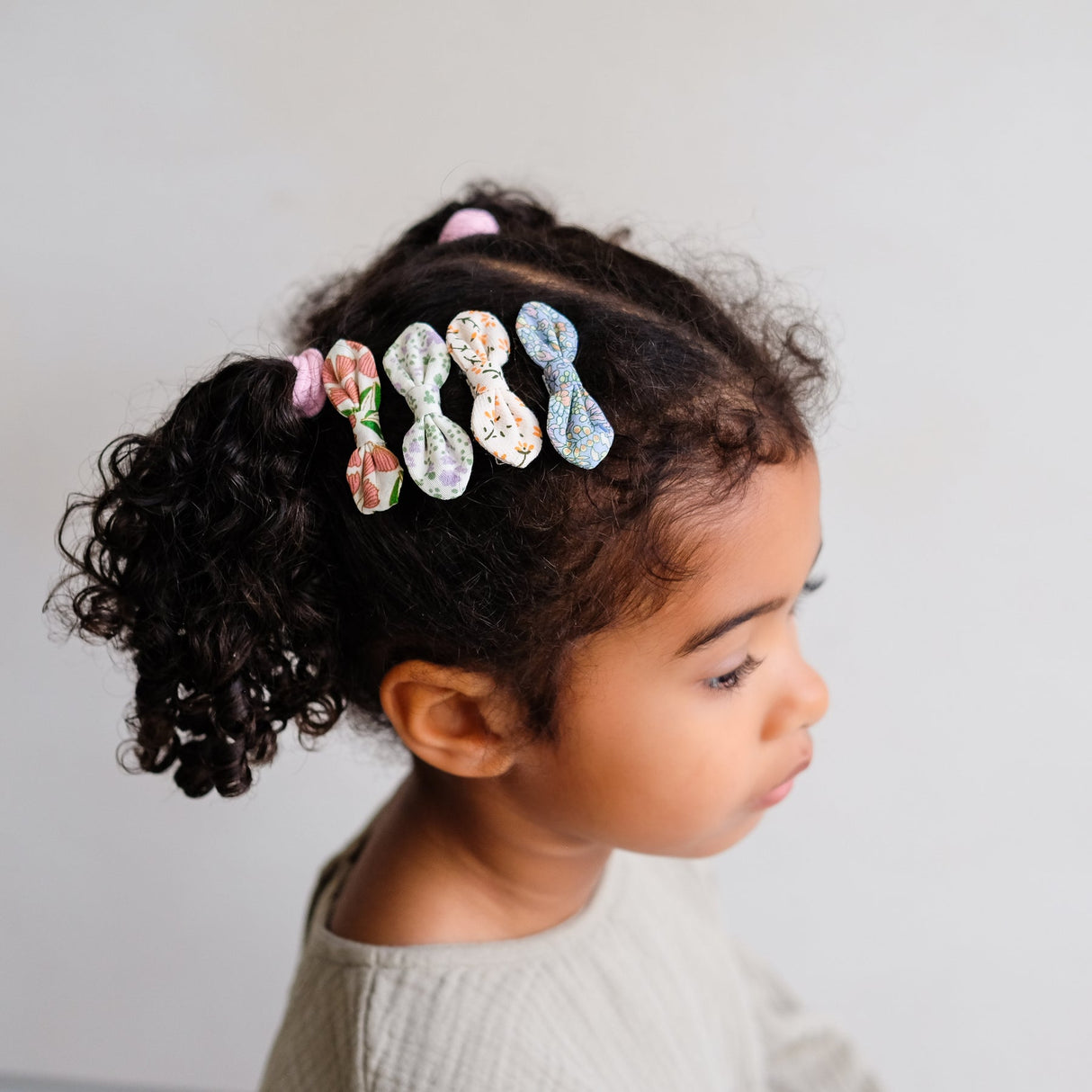 Flora bow clips by Mimi & Lula