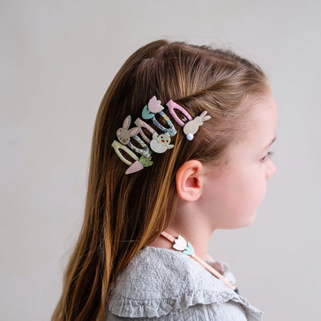 Bunny and chick mini clic clacs by Mimi & Lula