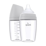 Buubibottle Max Hybrid Feeding Bottle - Grey by Quark Baby