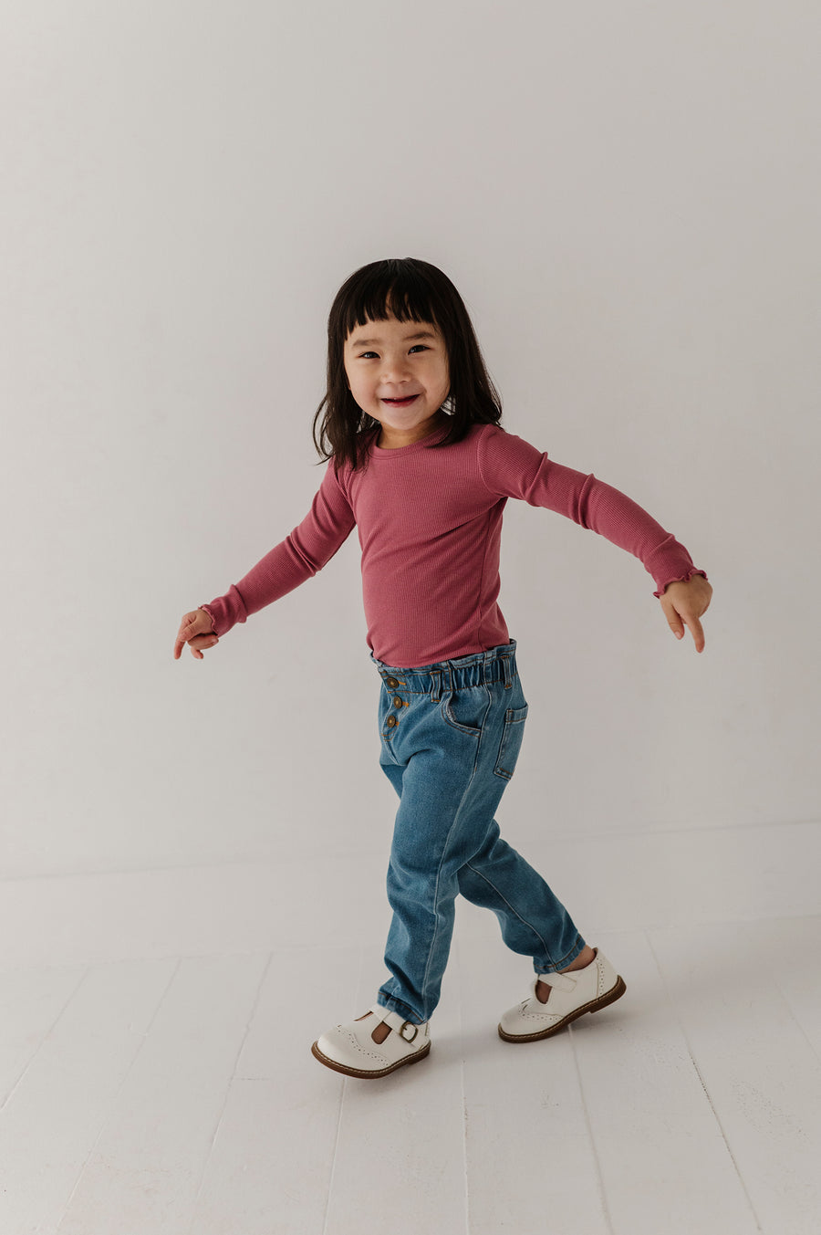 Lettuce Hem Tee- Mesa Rose by Babysprouts