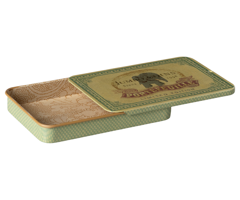 Metal box w. sliding lid, Jumbo coins by Maileg