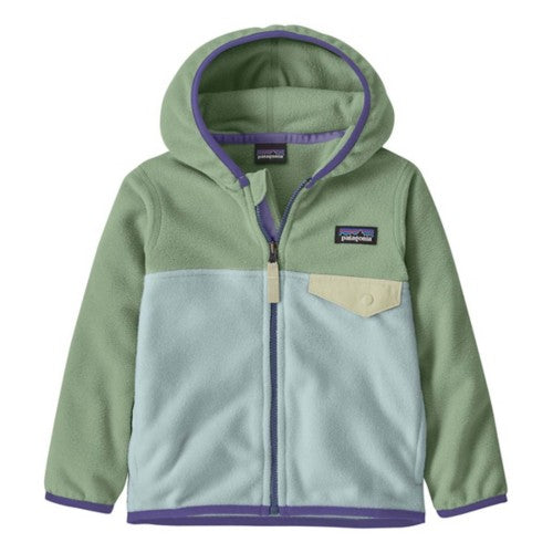 Baby Micro D® Snap-T® Fleece Jacket- Virtually Blue by Patagonia