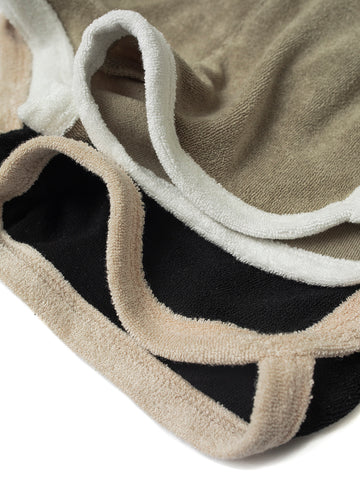 Terry Cloth Track Short - Black by Little Bipsy