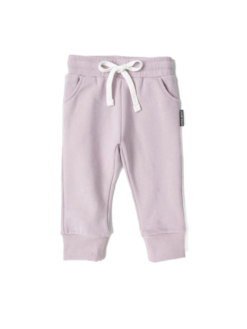 Checkered Pocket Jogger - Lavender by Little Bipsy