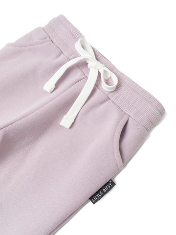 Checkered Pocket Jogger - Lavender by Little Bipsy
