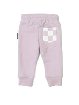 Checkered Pocket Jogger - Lavender by Little Bipsy