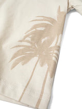 Resort Palm Tee - Cream by Little Bipsy