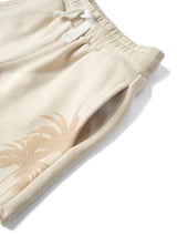 Resort Palm Sweatshort - Cream by Little Bipsy
